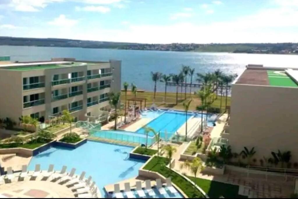 Flat De Luxo Em Um Resort! บราซิเลีย ภายนอก รูปภาพ